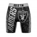 Las Vegas Raiders Rock Em Socks Black Wordmark Boxer Briefs