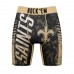 New Orleans Saints Rock Em Socks Black Wordmark Boxer Briefs