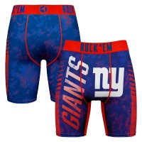 New York Giants Rock Em Socks Royal Wordmark Boxer Briefs