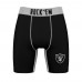 Las Vegas Raiders Rock Em Socks Black Primary Logo Boxer Briefs