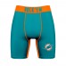 Miami Dolphins Rock Em Socks Aqua Primary Logo Boxer Briefs