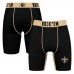 New Orleans Saints Rock Em Socks Black Primary Logo Boxer Briefs