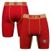 San Francisco 49ers Rock Em Socks Scarlet Primary Logo Boxer Briefs San Francisco 49ers Rock Em Socks Scarlet Primary Logo Boxer Briefs
