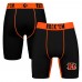 Cincinnati Bengals Rock Em Socks Black Primary Logo Boxer Briefs