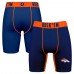 Denver Broncos Rock Em Socks Navy Primary Logo Boxer Briefs