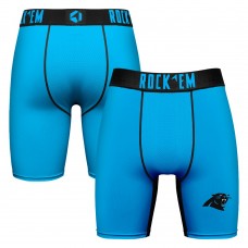 Carolina Panthers Rock Em Socks Blue Primary Logo Boxer Briefs