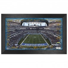 Los Angeles Chargers Highland Mint 12 x 20 2024 Signature Gridiron Panoramic Framed Photo