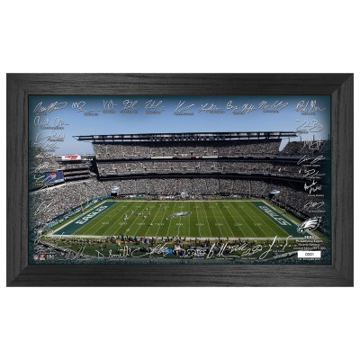 Philadelphia Eagles Highland Mint 12 x 20 2024 Signature Gridiron Panoramic Framed Photo
