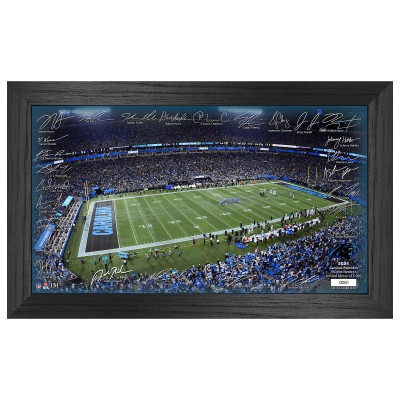 Carolina Panthers Highland Mint 12 x 20 2024 Signature Gridiron Panoramic Framed Photo