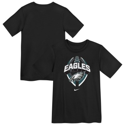 Дошкольникам Philadelphia Eagles Nike Black Icon Legend Dri-FIT T-Shirt
