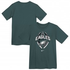 Дошкольникам Philadelphia Eagles Nike Green Icon Legend Dri-FIT T-Shirt