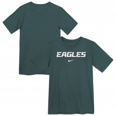 Дошкольникам Philadelphia Eagles Nike Midnight Green Wordmark T-Shirt