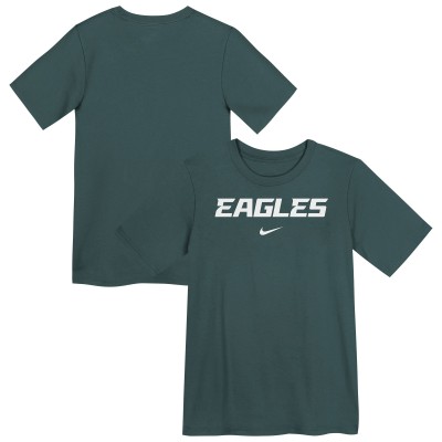 Дошкольникам Philadelphia Eagles Nike Midnight Green Wordmark T-Shirt