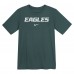 Дошкольникам Philadelphia Eagles Nike Midnight Green Wordmark T-Shirt