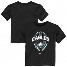 Toddler Philadelphia Eagles Nike Black Icon Legend Dri-FIT T-Shirt
