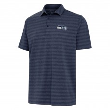 Seattle Seahawks Antigua Heather Navy Urge Polo