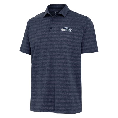 Seattle Seahawks Antigua Heather Navy Urge Polo
