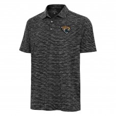 Jacksonville Jaguars Antigua Heather Black Static Polo