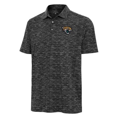 Jacksonville Jaguars Antigua Heather Black Static Polo