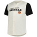 Cincinnati Bengals Fanatics Cream Vintage Full-Button Short Sleeve Top