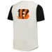 Cincinnati Bengals Fanatics Cream Vintage Full-Button Short Sleeve Top