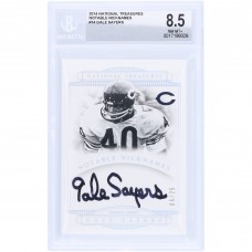 Gale Sayers Chicago Bears Autographed 2014 Panini National Treasures #NN-GS #6/25 BGS Authenticated 8.5/10 Card