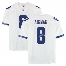 Игровая джерси Troy Aikman Dallas Cowboys Autographed Fanatics Authentic 2000 Mitchell & Ness White Authentic