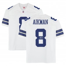 Troy Aikman Dallas Cowboys Autographed Fanatics Authentic Mitchell & Ness White Legacy Jersey with HOF 06 Inscription