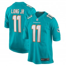 Игровая джерси Miami Dolphins David Long Jr. Nike Aqua Game