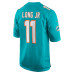 Игровая джерси Miami Dolphins David Long Jr. Nike Aqua Game