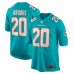 Игровая джерси Miami Dolphins Jordyn Brooks Nike Aqua Game