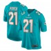 Игровая джерси Miami Dolphins Jordan Poyer Nike Aqua Game