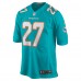 Игровая джерси Miami Dolphins Ethan Bonner Nike Aqua Game
