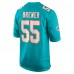 Игровая джерси Miami Dolphins Aaron Brewer Nike Aqua Game