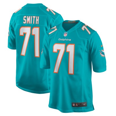 Игровая джерси Miami Dolphins Kion Smith Nike Aqua Game