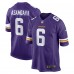 Brian Asamoah II Minnesota Vikings Nike  Game Jersey -  Purple