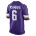 Brian Asamoah II Minnesota Vikings Nike  Game Jersey -  Purple