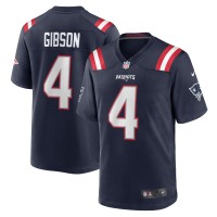 New England Patriots Antonio Gibson Nike Navy Game Jersey