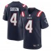 New England Patriots Antonio Gibson Nike Navy Game Jersey