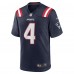 New England Patriots Antonio Gibson Nike Navy Game Jersey