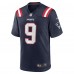 New England Patriots Kayshon Boutte Nike Navy Game Jersey