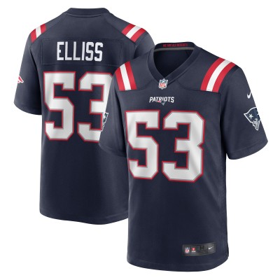New England Patriots Christian Elliss Nike Navy Game Jersey