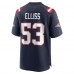 New England Patriots Christian Elliss Nike Navy Game Jersey