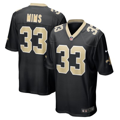Игровая джерси New Orleans Saints Jordan Mims Nike Black Game