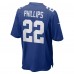 New York Giants Dru Phillips Nike Royal Team Game Jersey