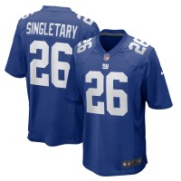 New York Giants Devin Singletary Nike Royal Team Game Jersey