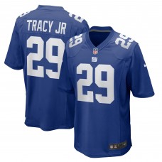 New York Giants Tyrone Tracy Jr. Nike Royal Team Game Jersey New York Giants Tyrone Tracy Jr. Nike Royal Team Game Jersey