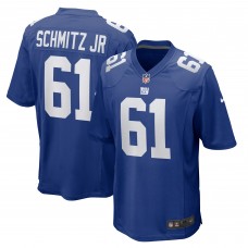 New York Giants John Michael Schmitz Jr. Nike Royal Team Game Jersey