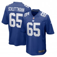 New York Giants Austin Schlottmann Nike Royal Team Game Jersey