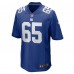 New York Giants Austin Schlottmann Nike Royal Team Game Jersey